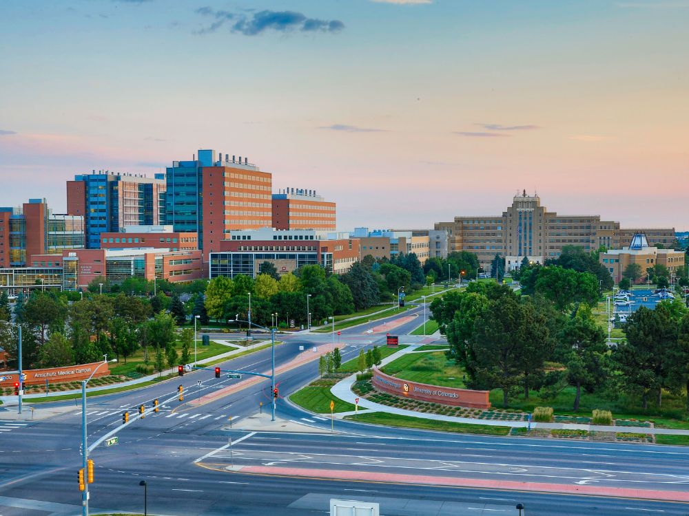 A view from the University of Colorado Anschutz campus.