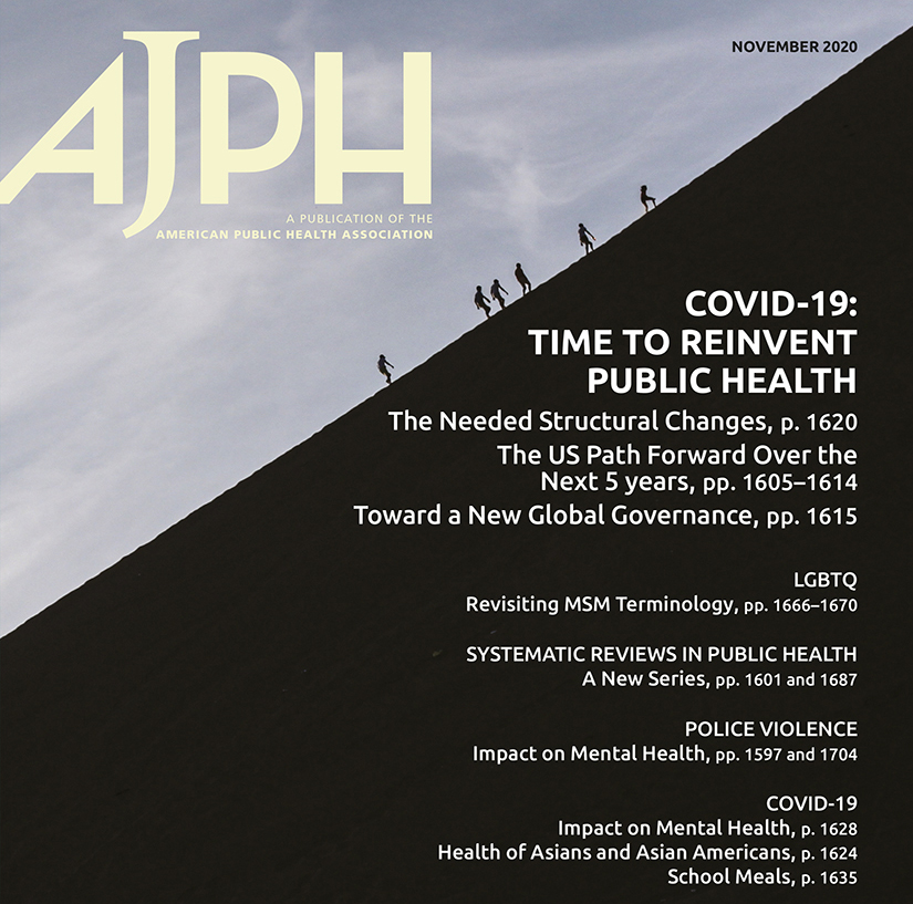 AJPH Nov 2020 cover