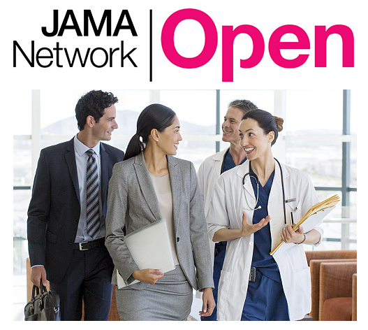 JAMA logo w photo of residents and industry reps