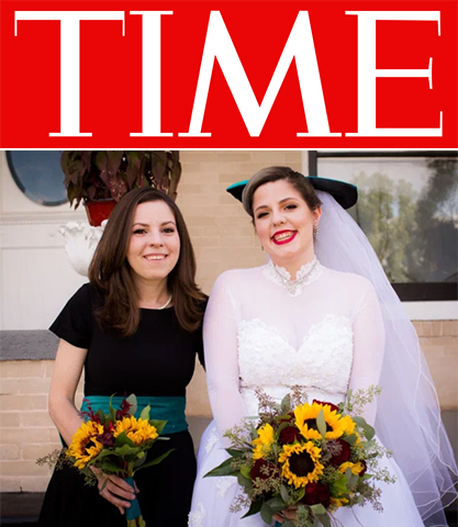 Sara Wittner (left) and her sister Grace Sekera on Sekera’s wedding day. Wittner began using narcotics again after the COVID-19 pandemic dismantled elements of her sobriety support system.