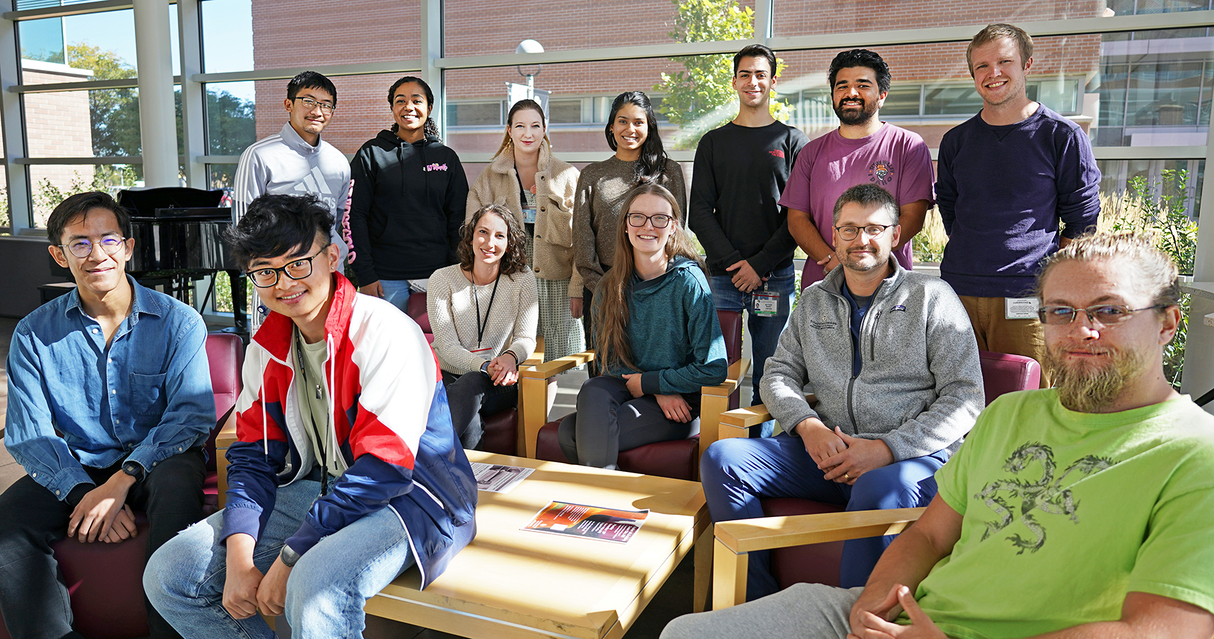 Group photo of bioethics and humanities student interest group