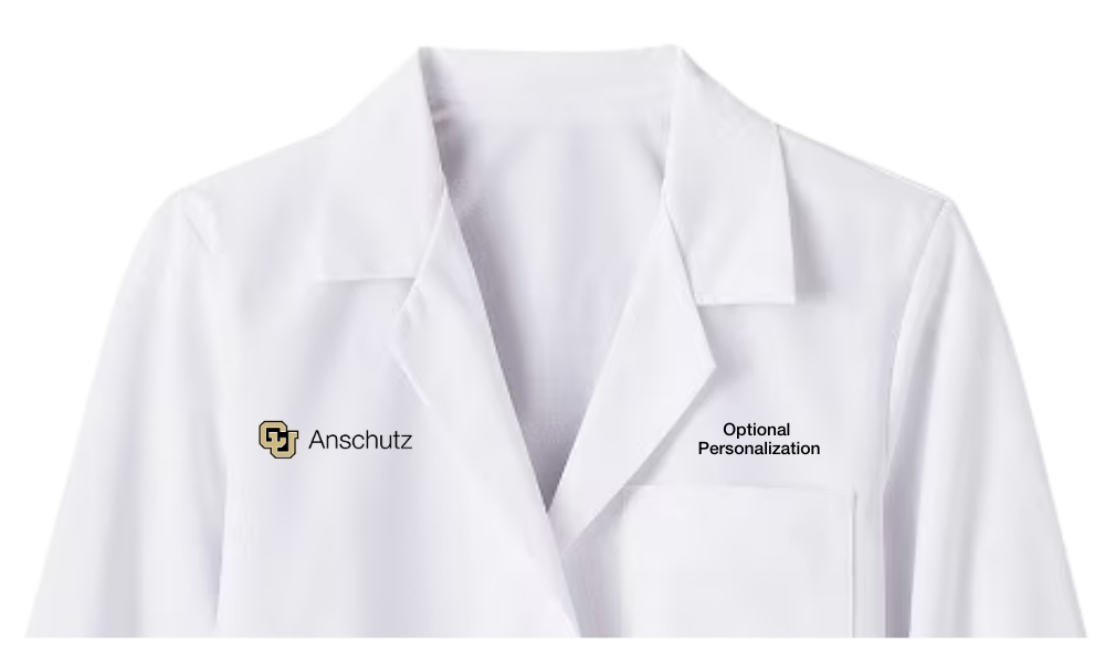 White Coat with CU Anschutz Logo