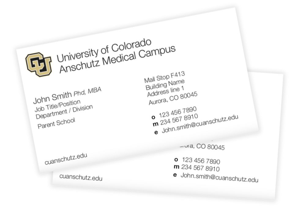 Business card sample design