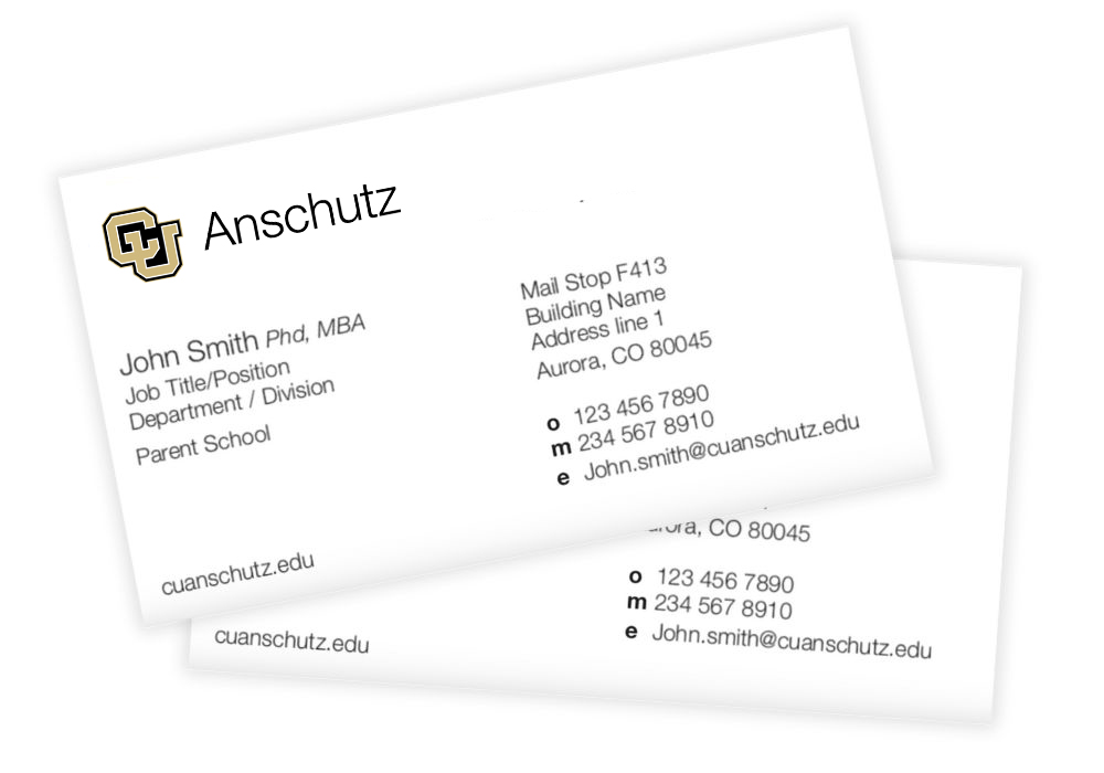 Business card sample design