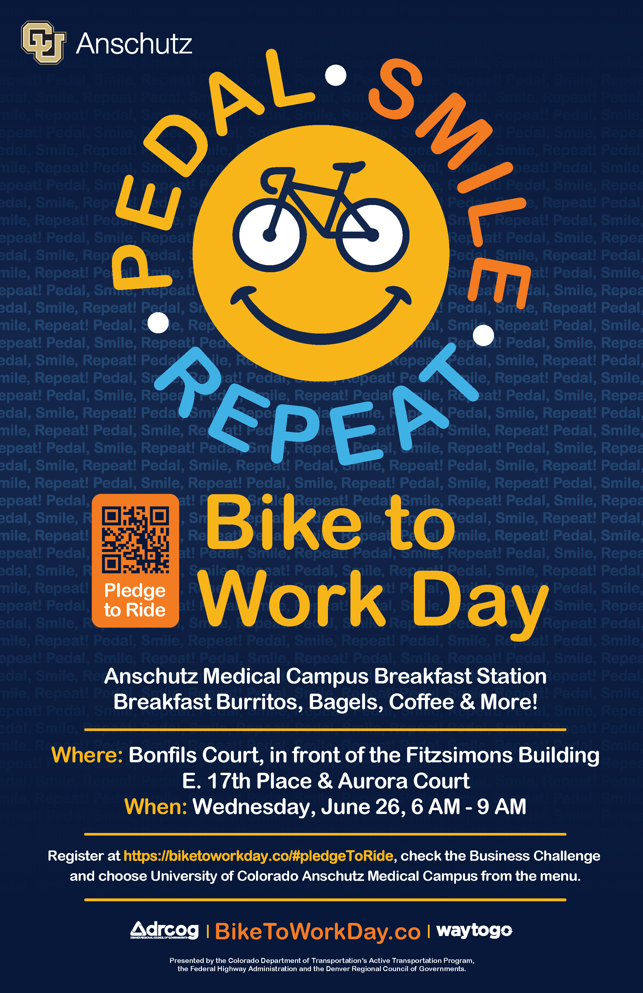 CUA Bike to Work Day 2024 Poster