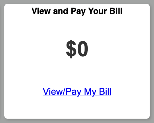 amount balance on bill