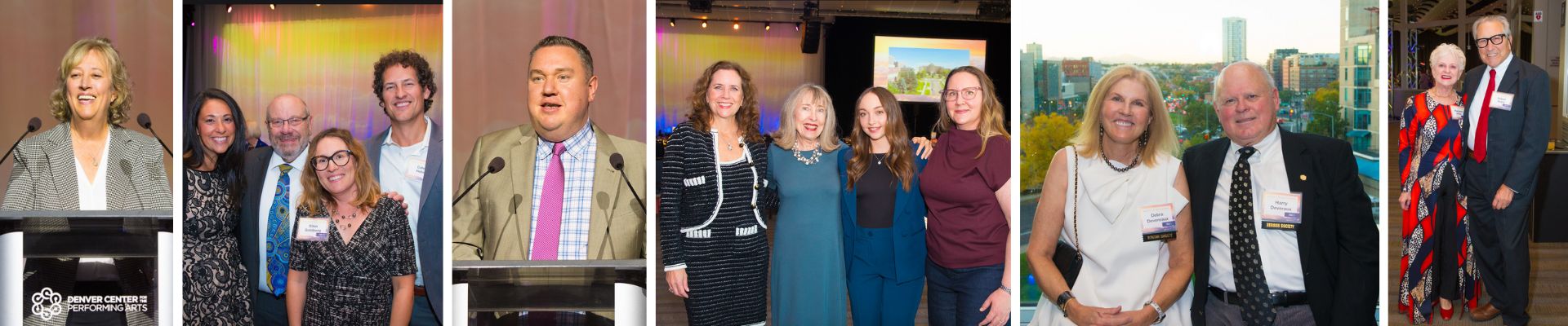 Photo collage of guests and speakers at the 2024 Benefactor Recognition Dinner.