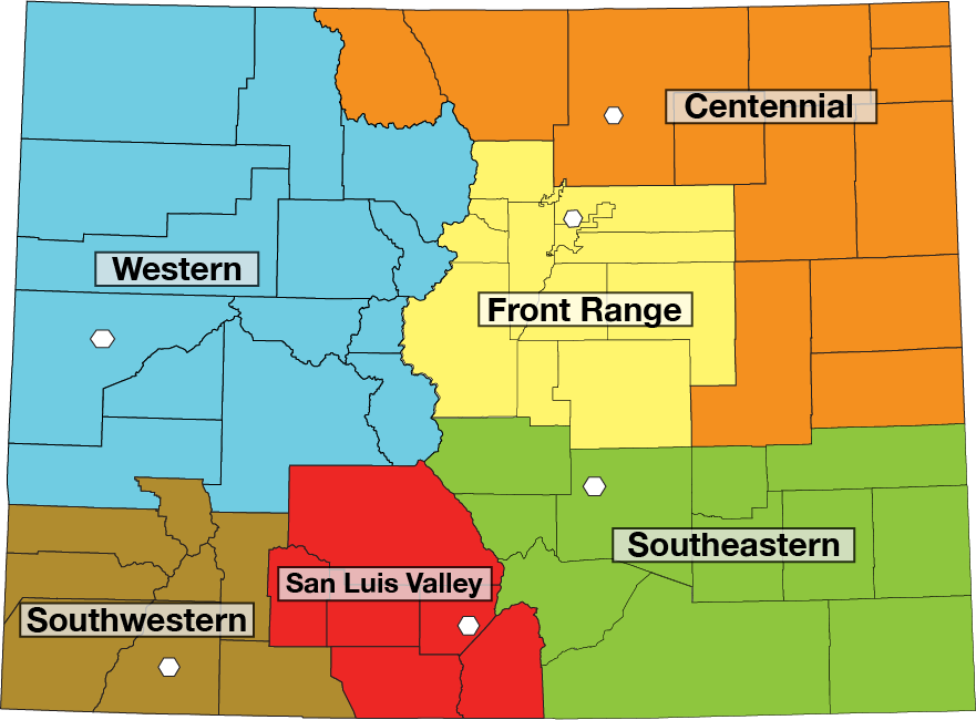 COAHEC Region Map