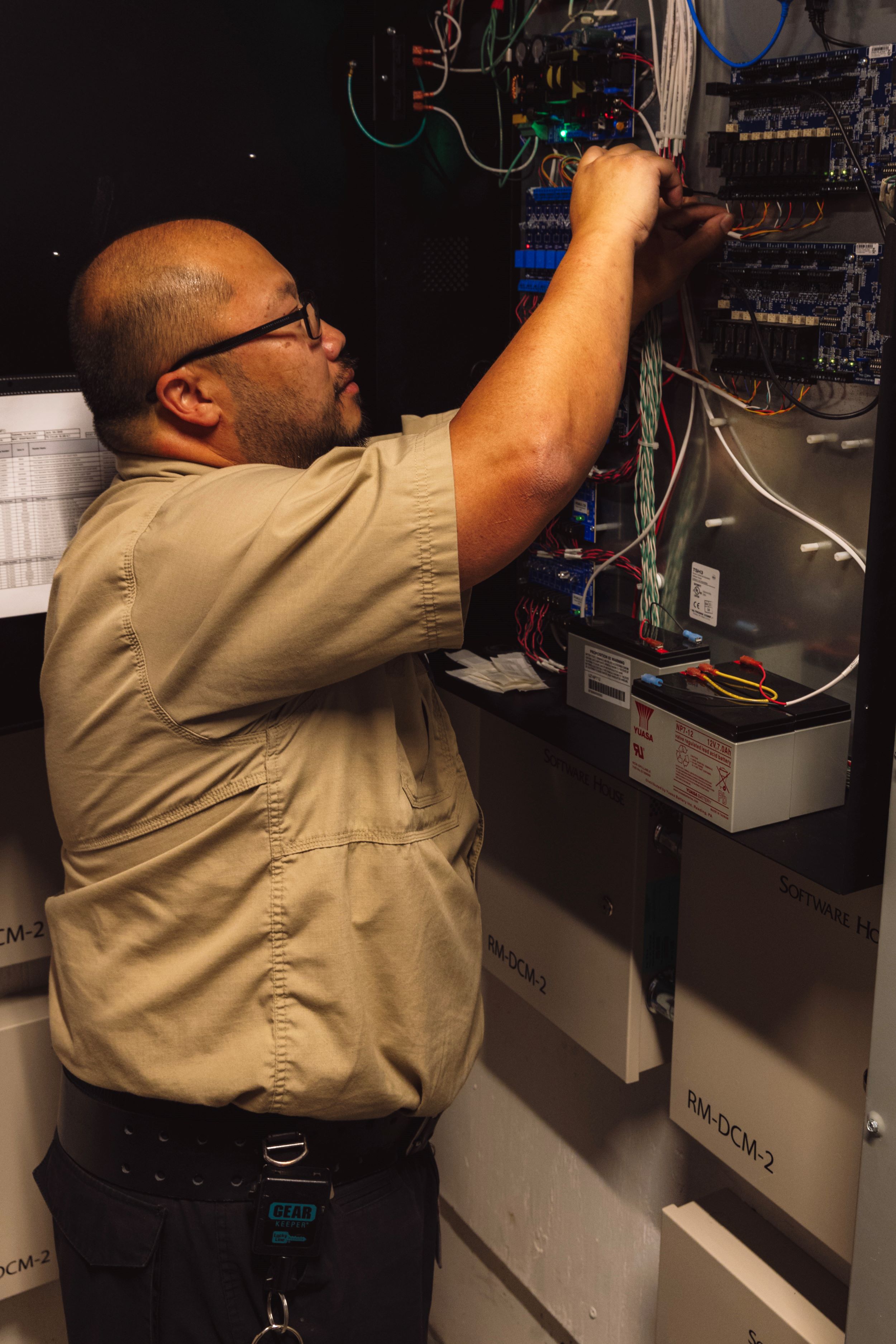 Security Engineer working on Security Panel